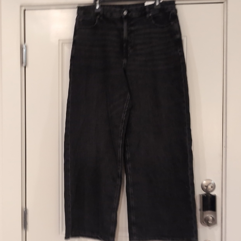 American Eagle Outfitters Black Flare & Wide Leg Jeans
